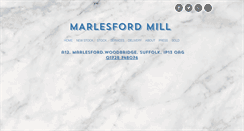 Desktop Screenshot of marlesfordmill.co.uk